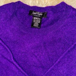 Lord & Taylor 100% cashmere sweater